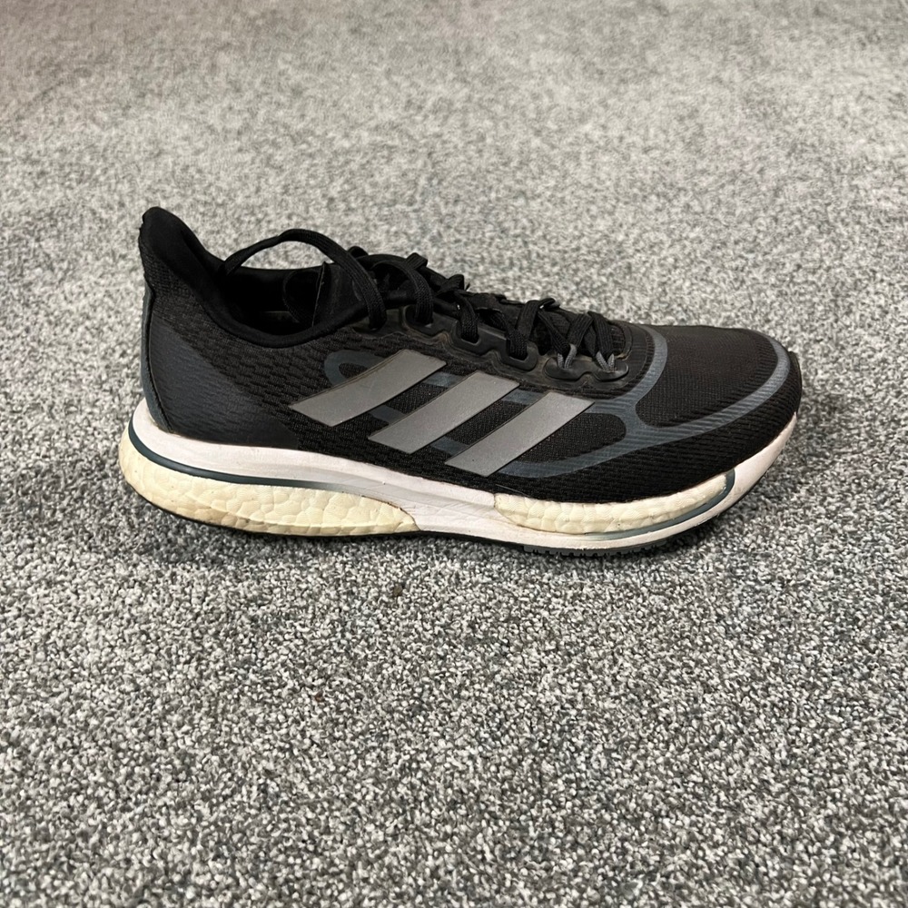 Adidas Supernova+ Black Silver Running Shoes FX2432 Womens 5.5 Mens 4